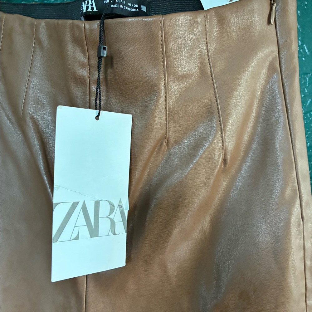 Zara Brown Women's Leggings - Picture 5 of 14